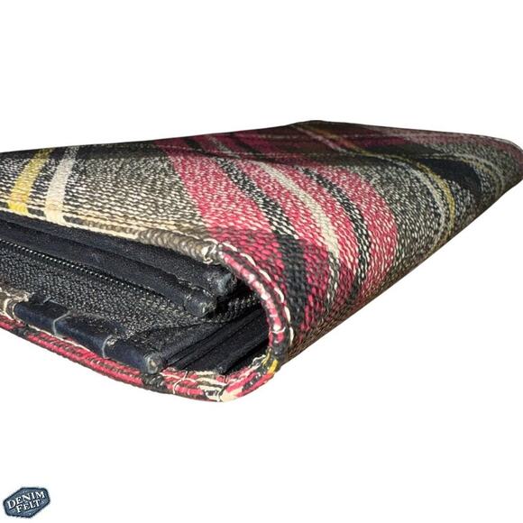 Vivienne Westwood Derby Tartan Continental Long Flap Wallet – Multicolor Plaid - Picture 4 of 13